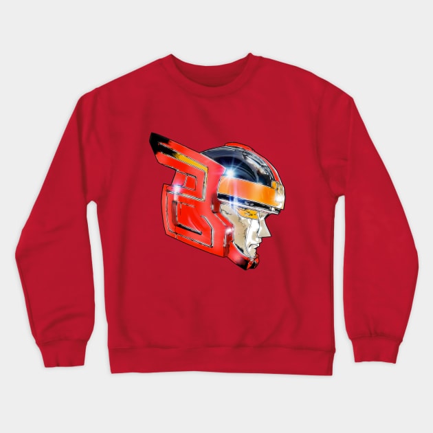 Red Dragon Thunder Crewneck Sweatshirt by creativespero